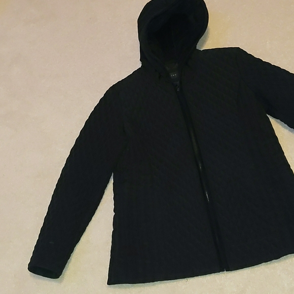Braetan black winter hoodie coat - Picture 3 of 8